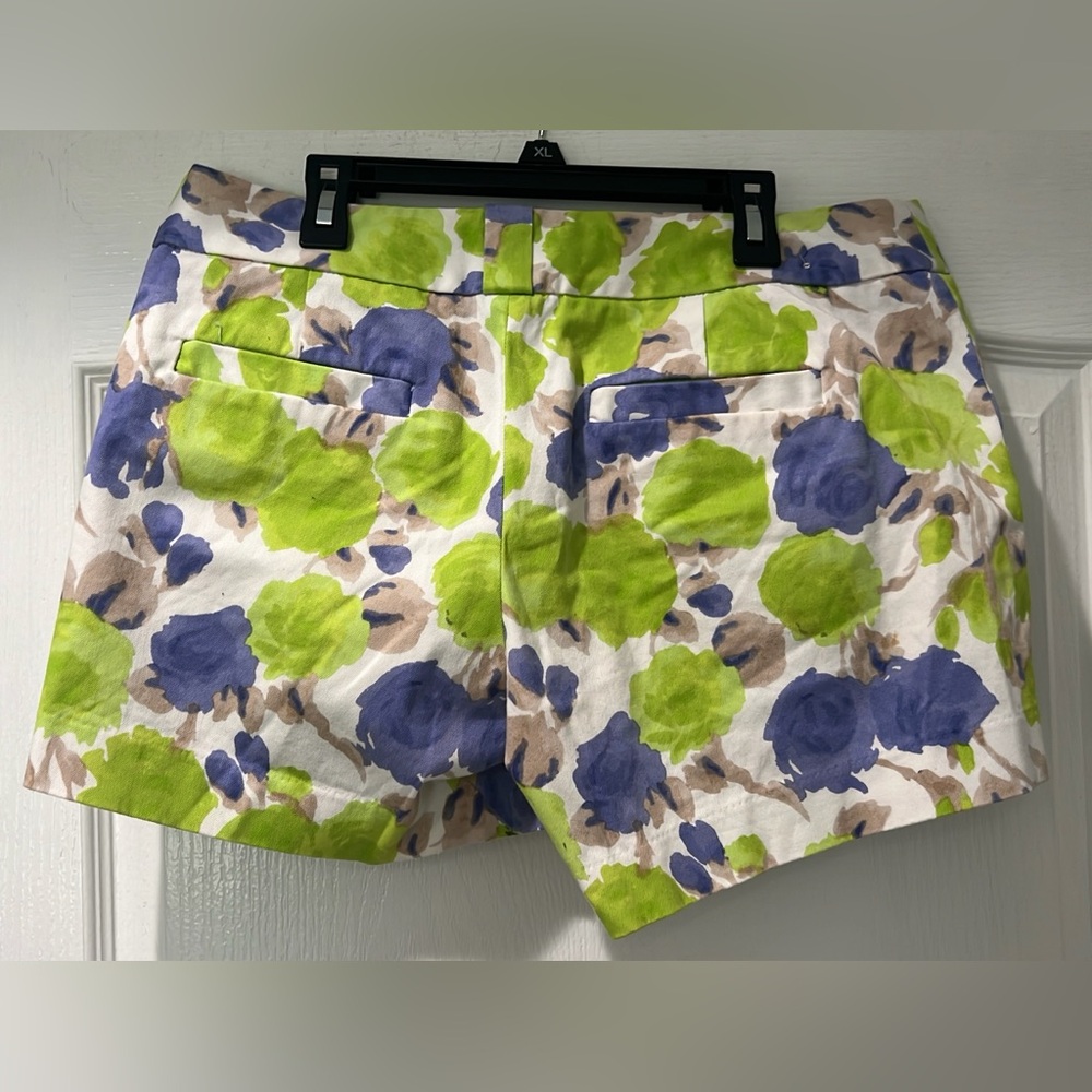 JCREW floral stretch chino shorts size 6 - Picture 3 of 5